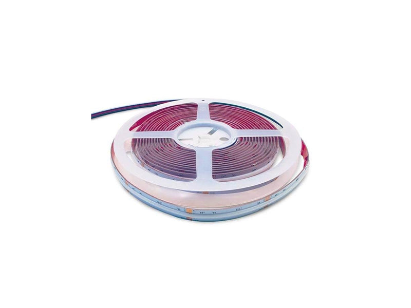 HiluX RGBW COB LED Strips - 24V - 16W - 620lm/m - RGB+3000K - CRI90+ - 5m - IP20