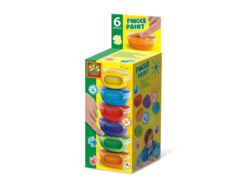 Finger Paint 6 Colors 6x45ml