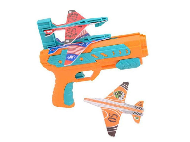 Johntoy Airplane Launch Gun with 3 Airplanes