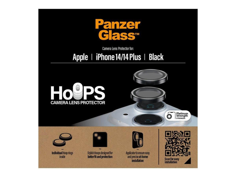 PanzerGlass Hoops™ Camera Lens Protector iPhone 14 | 14 Plus | Black