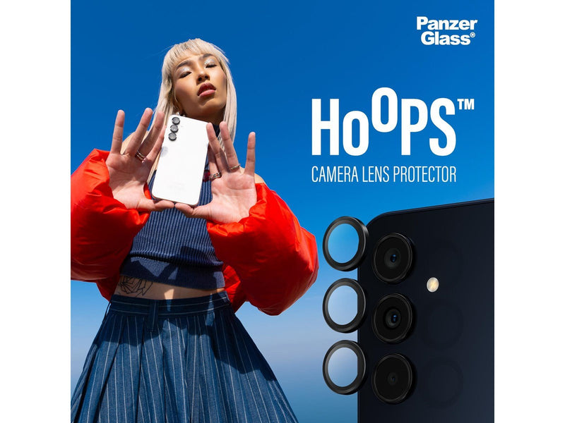 PanzerGlass Hoops™ Camera Lens Protector Samsung Galaxy A35 5G | Black