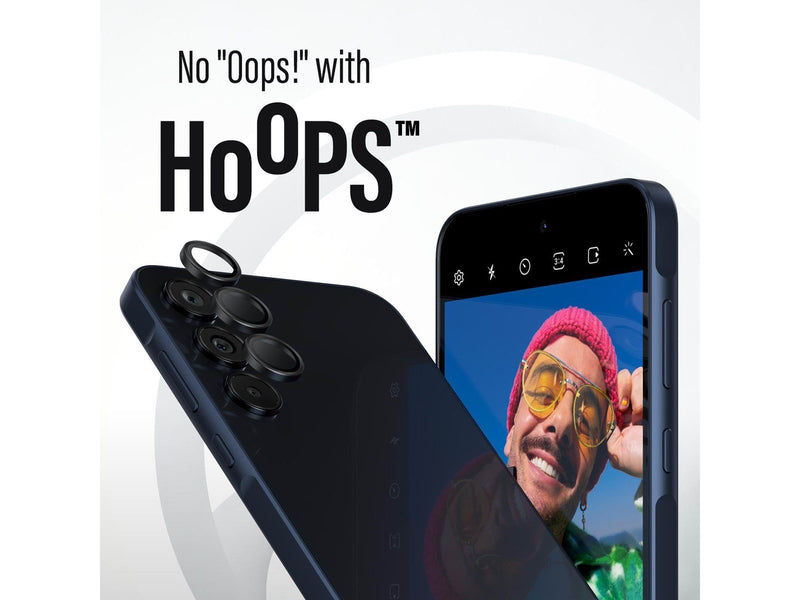 PanzerGlass Hoops™ Camera Lens Protector Samsung Galaxy A35 5G | Black