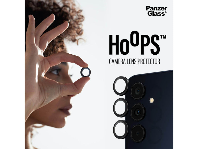 PanzerGlass Hoops™ Camera Lens Protector Samsung Galaxy A35 5G | Black