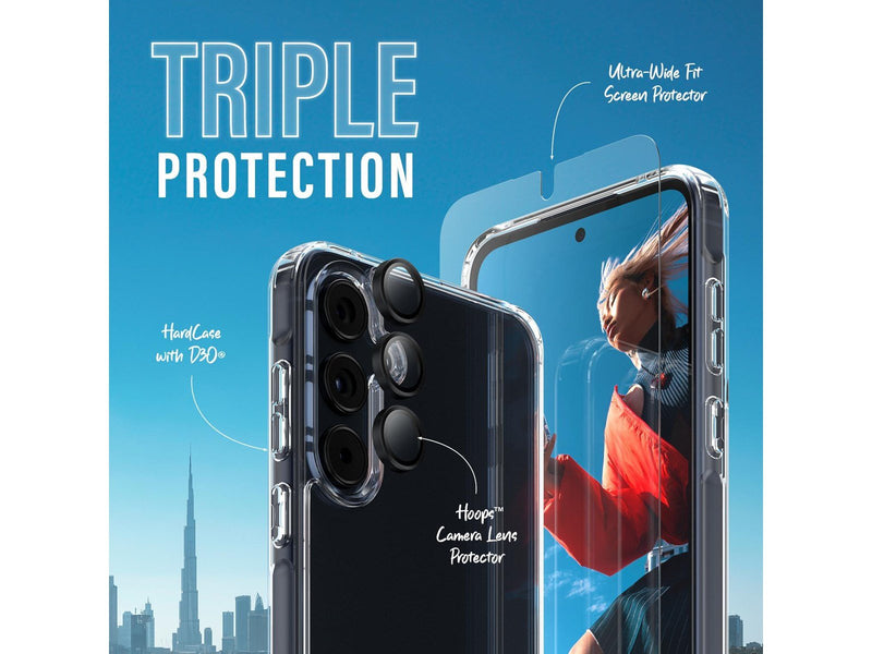 PanzerGlass 3-in-1 Protection Pack Samsung Galaxy A55 5G | Ultra-Wide Fit w. EasyAligner