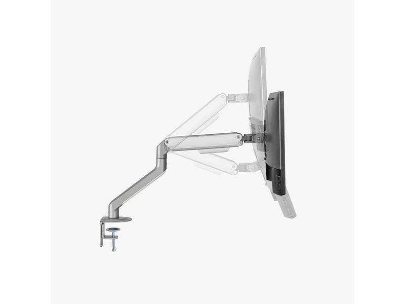 Alterzone  Arm Lift Einzel-Monitorarm, Weiß