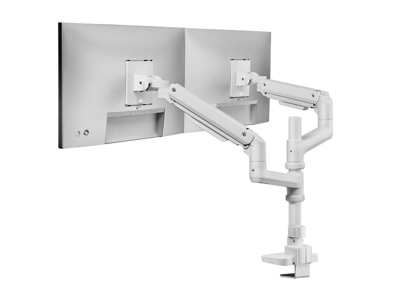 Alterzone  Arm Luxe Duo Schwere Dual-Monitorarm, Weiß