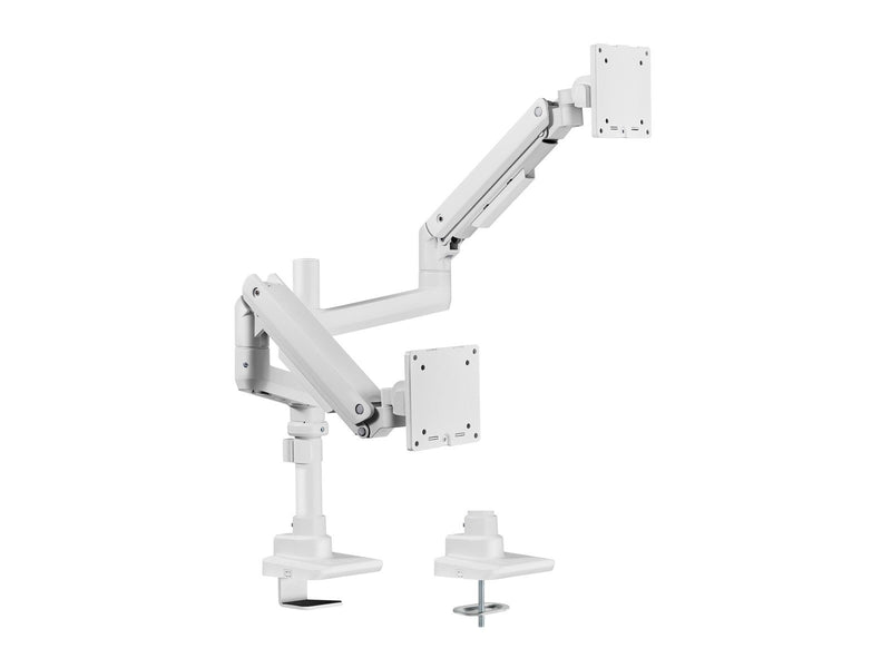 Alterzone  Arm Luxe Duo Schwere Dual-Monitorarm, Weiß