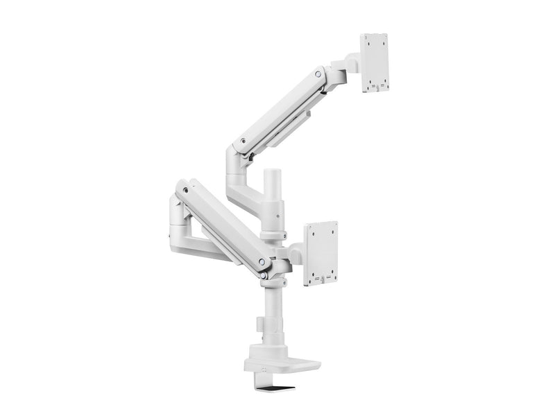 Alterzone  Arm Luxe Duo Schwere Dual-Monitorarm, Weiß