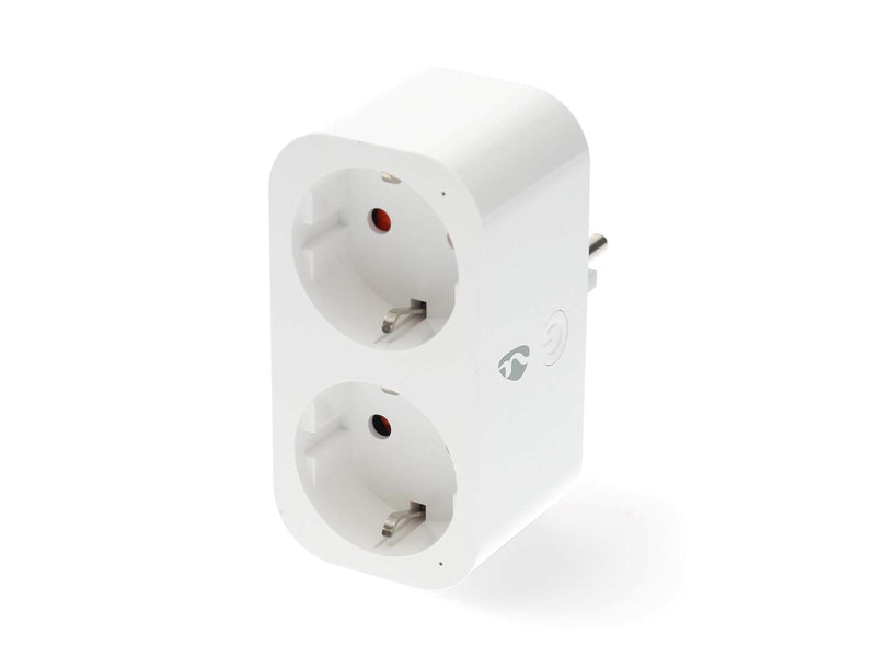 Nedis SmartLife Smart Plug WiFi Power meter 3680W Type F (CEE 7/7) White