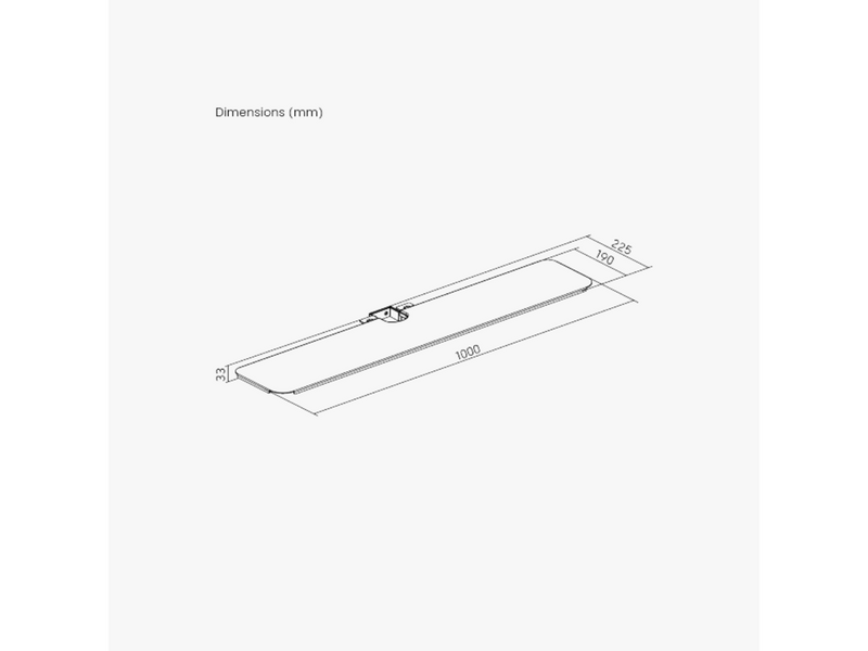 Alterzone Soundbar-Ablage für Slim 7 X TV-Bodenständer