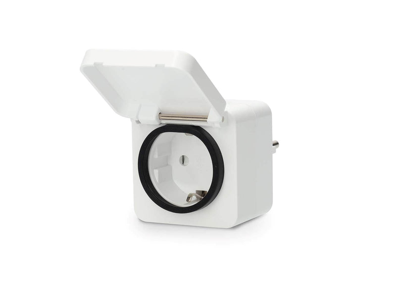 Nedis SmartLife Smart Plug Zigbee 3.0 IP44 Strommesser 3680 W Typ F (CEE 7/7) Weiß