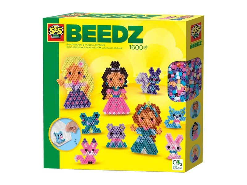 SES Creative Iron-on Beads - Princesses and Animal Friends