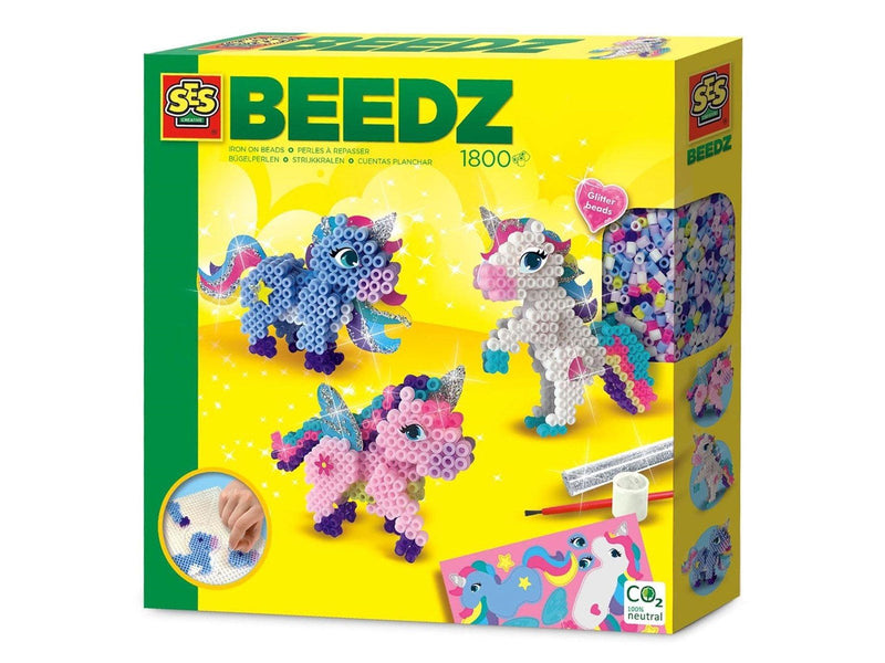 SES Creative Iron-on Bead Set - Unicorns