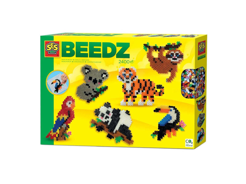 SES Creative Creative Beedz Iron-on Beads - Jungle Animals