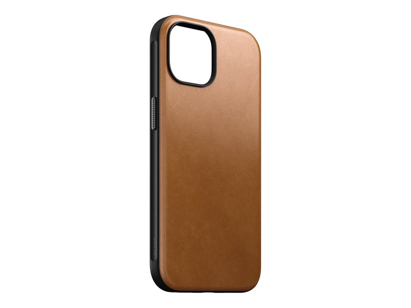 Nomad Modern Leather Case - english tan - iPhone 15