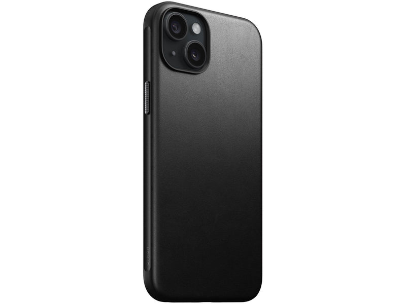 Nomad Modern Leather Case - black - iPhone 15 Plus