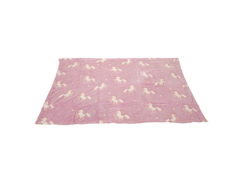 Toi-Toys Glow N fun Glow in the Dark Blanket Unicorn 130x150cm