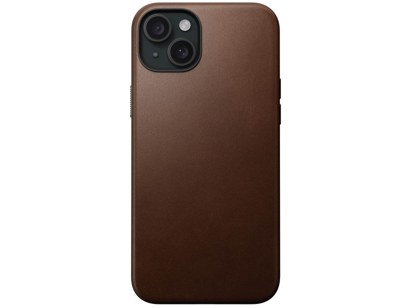 Nomad Modern Leather Case - brown - iPhone 15 Plus
