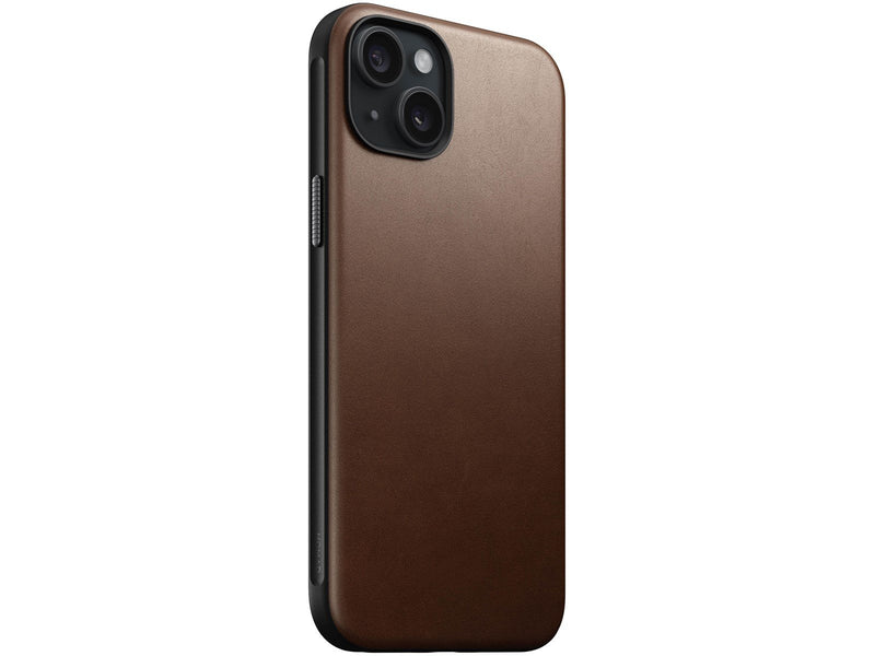 Nomad Modern Leather Case - brown - iPhone 15 Plus
