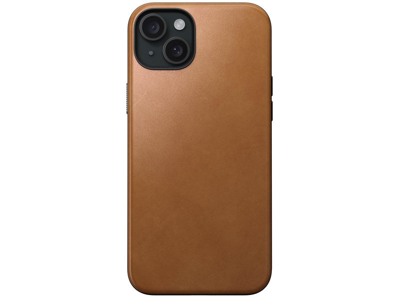Nomad Modern Leather Case - english tan - iPhone 15 Plus