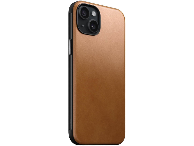 Nomad Modern Leather Case - english tan - iPhone 15 Plus