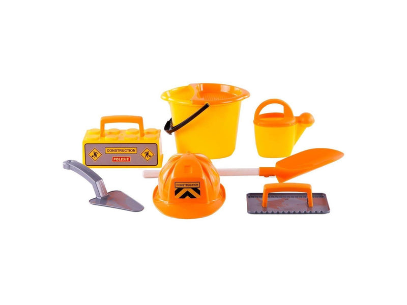 Cavallino Toys Cavallino Bucket with Masonry Set 7 pcs.