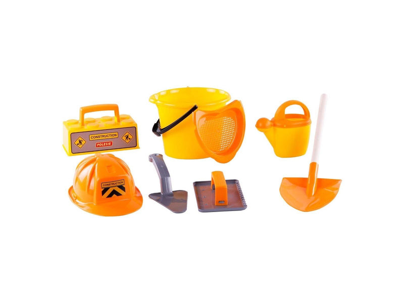 Cavallino Toys Cavallino Bucket with Masonry Set 7 pcs.