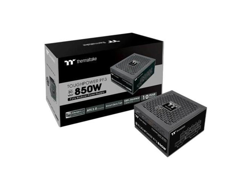 Thermaltake Toughpower PF3 - TT Premium Edition - power supply - 850 Watt Netzteile - 850 Watt - 120 mm - ATX 3.0 - 80 Plus Plat