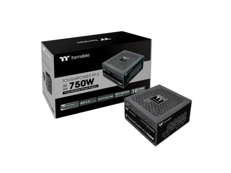 Thermaltake Toughpower PF3 - TT Premium Edition - power supply - 750 Watt Netzteile - 750 Watt - 120 mm - ATX 3.0 - 80 Plus Plat