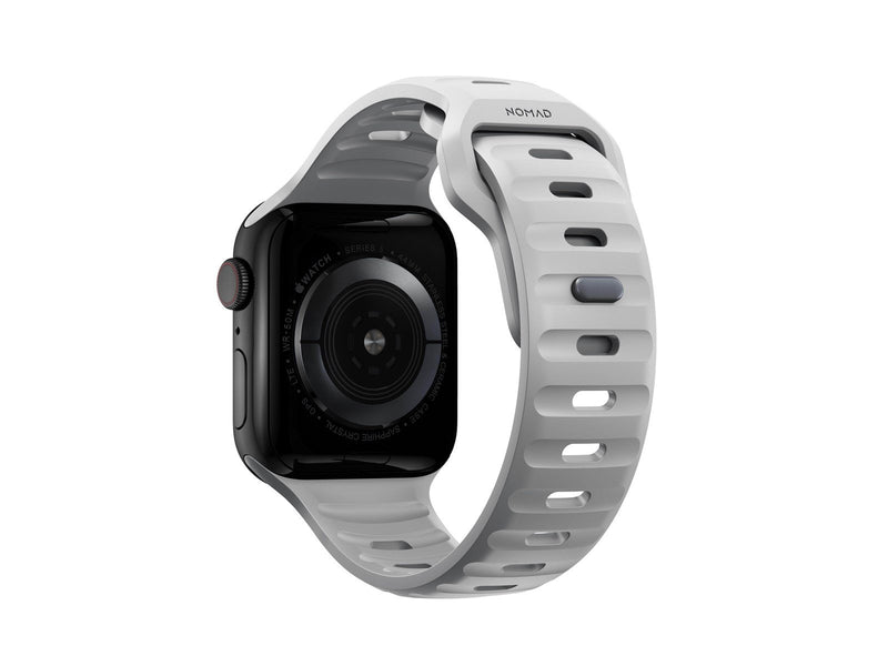 Nomad Sport Strap S/M - grey - Apple Watch 9/8/7 (41mm)/6/SE/5/4 (40mm)/3/2/1 (38mm)