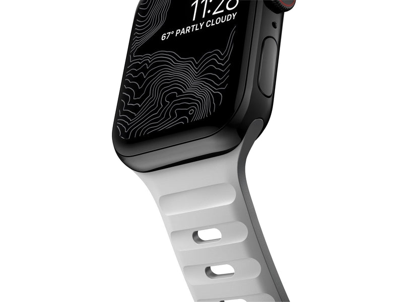Nomad Sport Strap S/M - grey - Apple Watch 9/8/7 (41mm)/6/SE/5/4 (40mm)/3/2/1 (38mm)