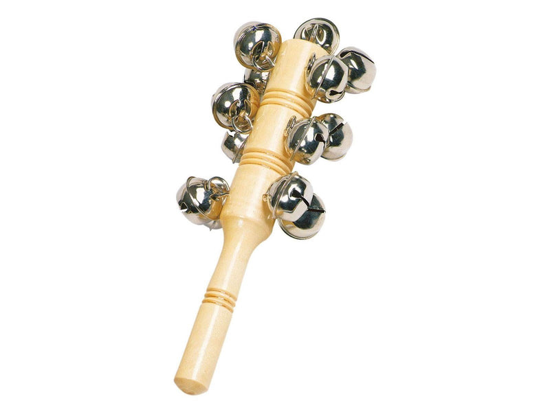 Goki Wooden Instrument Bell Stick with 13 Bells
