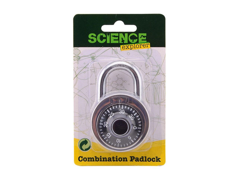 Johntoy Science Explorer Padlock with Number Combination
