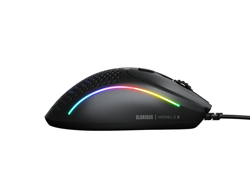 Glorious Model D 2 Wired - Matte Black - Gaming Maus (Schwarz)