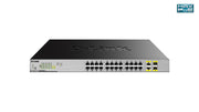 D-Link DGS-1026MP 24-Port Gigabit PoE 2-Port Combo Gigabit SFP Switch