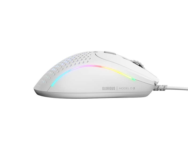 Glorious Model D 2 Wired - Matte White - Gaming Maus (Weiß)