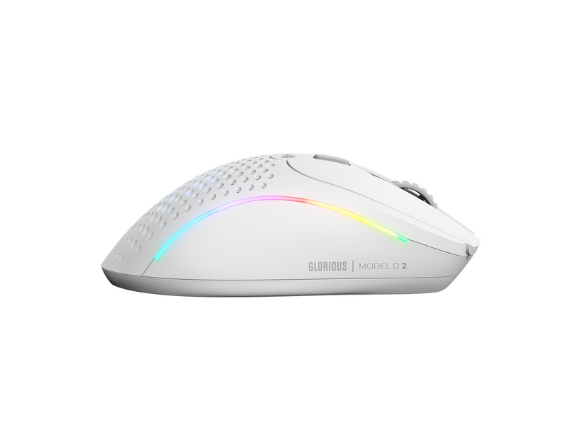 Glorious Model D 2 Wireless - Matte White - Gaming Maus (Weiß)