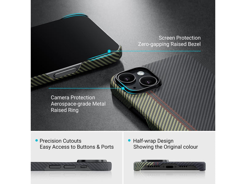 PITAKA Fusion Weaving MagEZ Case 3 - overture - iPhone 14 Plus