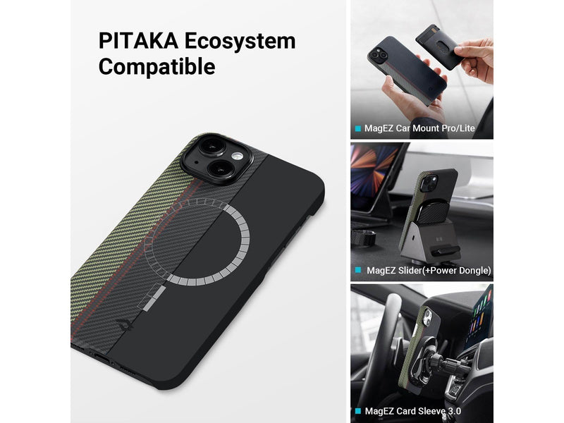 PITAKA Fusion Weaving MagEZ Case 3 - overture - iPhone 14 Plus