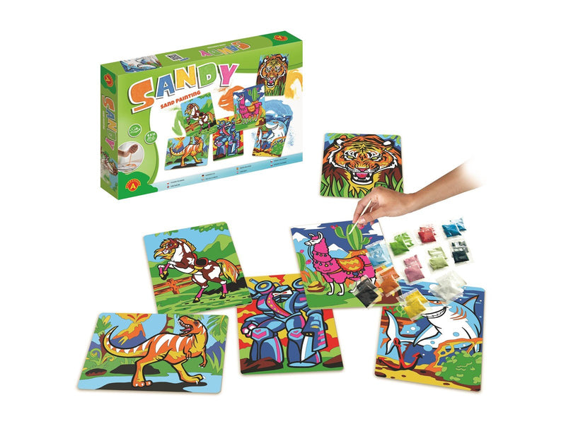 Alexander Toys Sand Art Crafts Mega Pack (66 bags of craft sand)