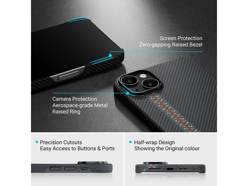 PITAKA Fusion Weaving MagEZ Case 3 - rhapsody - iPhone 14 Plus