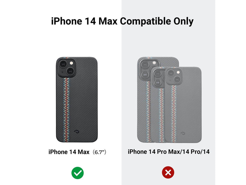PITAKA Fusion Weaving MagEZ Case 3 - rhapsody - iPhone 14 Plus