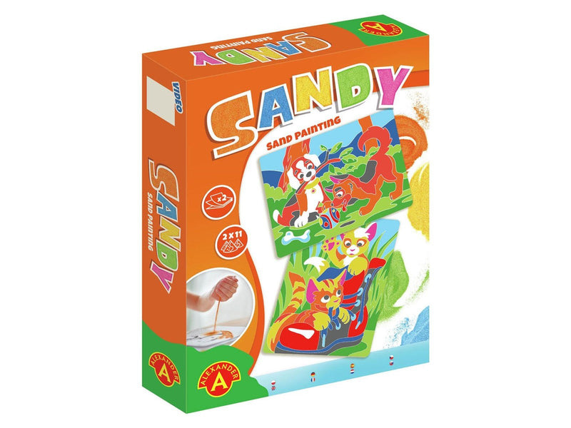 Alexander Toys Sand Art Crafts Dog + Cat