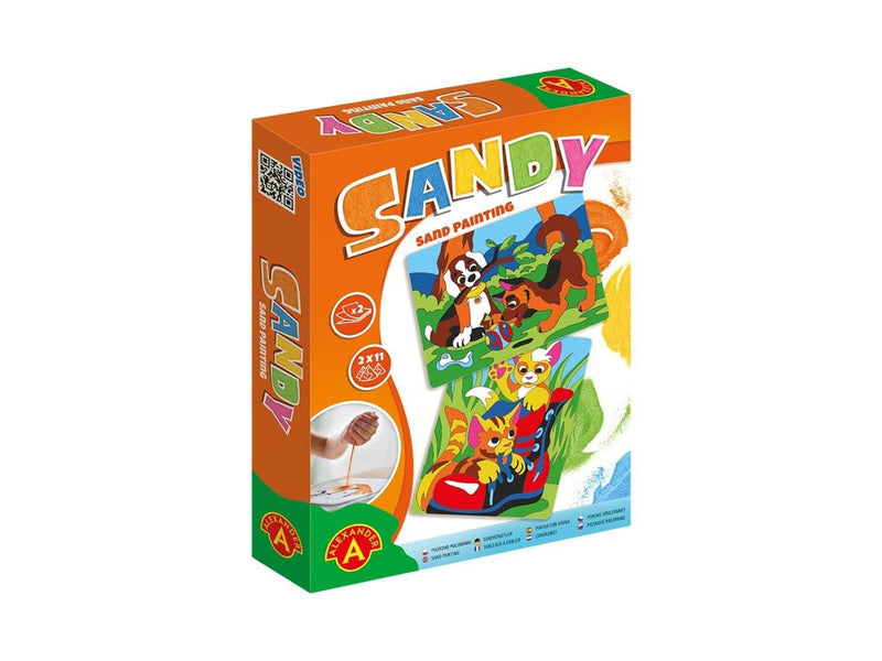Alexander Toys Sand Art Crafts Dog + Cat