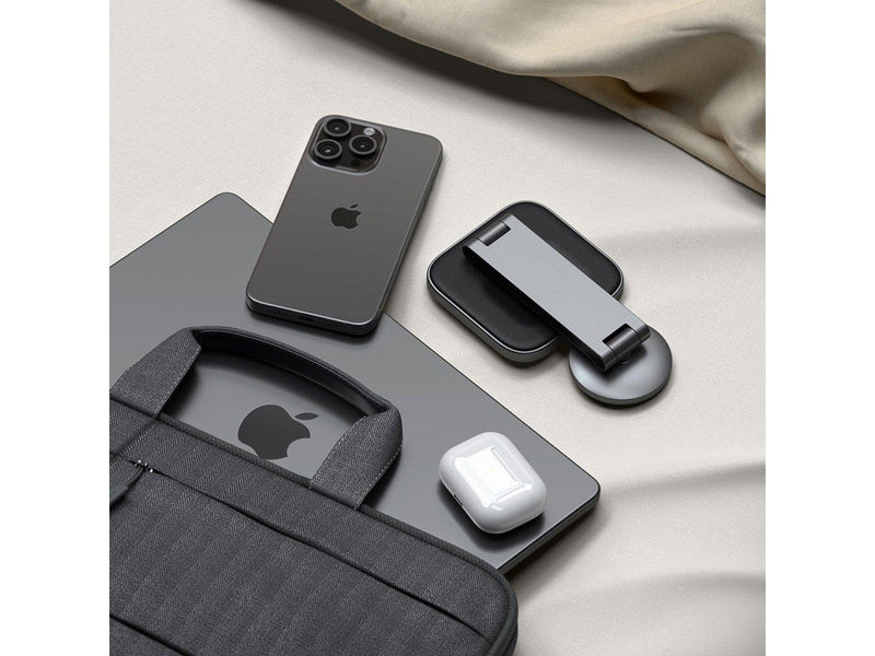Satechi 2-in-1 Foldable Qi2 Wireless Charging Stand (Space Gray)
