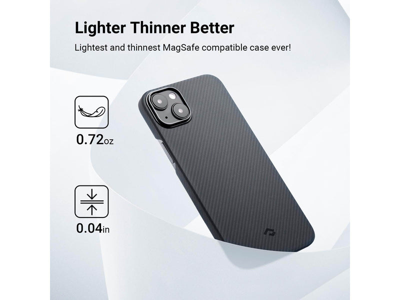 PITAKA MagEZ 3 600D case - black/grey - iPhone 14 Plus