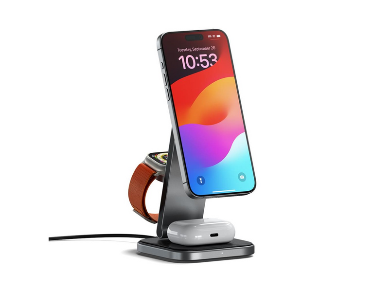 Satechi 3-in-1 Foldable Qi2 Charging Stand