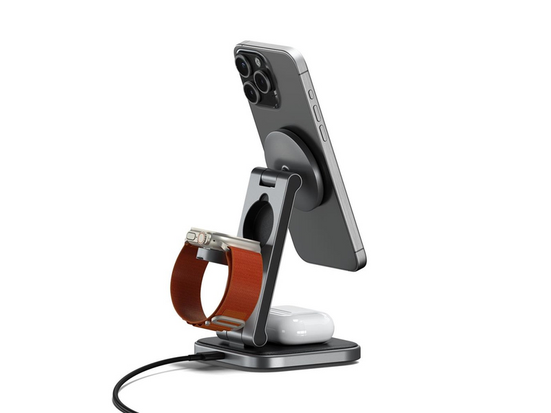 Satechi 3-in-1 Foldable Qi2 Charging Stand