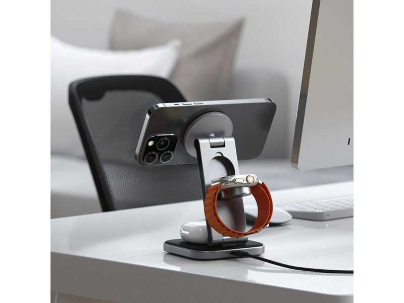 Satechi 3-in-1 Foldable Qi2 Charging Stand