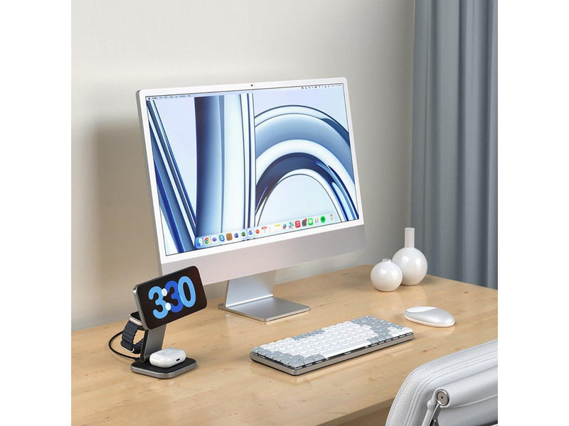 Satechi 3-in-1 Foldable Qi2 Charging Stand